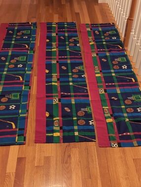 Sports Theme Children Valance Set